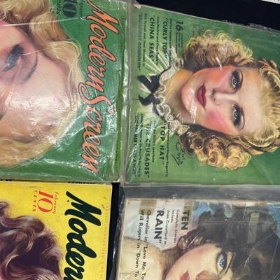 Collection Six Screen Movie Magazines 1930's