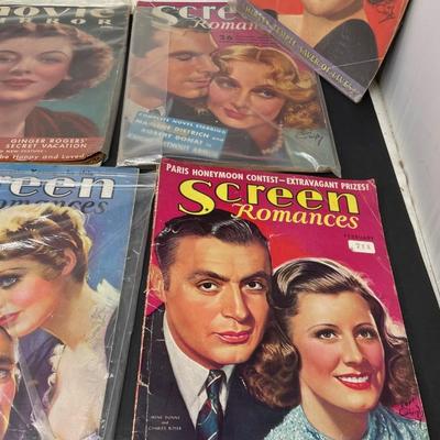 Collection 8 Screen/Modern Screen Movie Stories 1930's