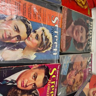 Collection 8 Screen/Modern Screen Movie Stories 1930's