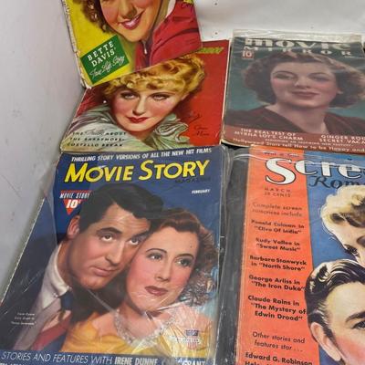 Collection 8 Screen/Modern Screen Movie Stories 1930's