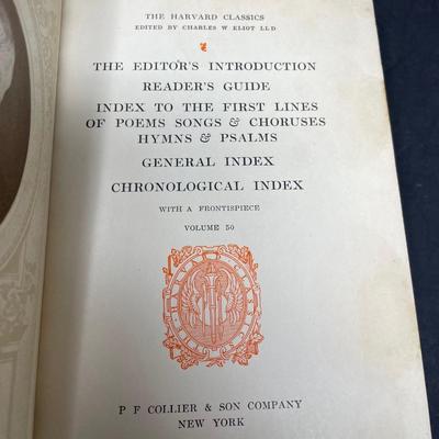 Collection 20 Vols. Harvard Classics P.F. Collier First Edition 1909