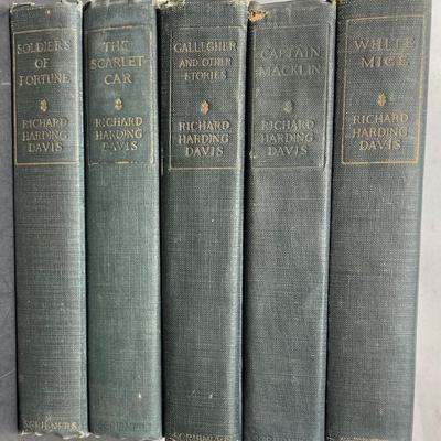 Collection 5 Books Richard Harding Davis 1920