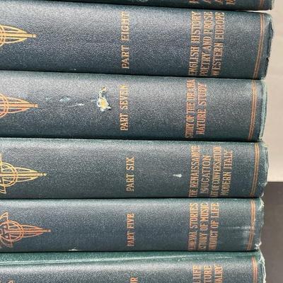 Collection of 8 Books "The Delphan Course" Vols. 3-10 1923