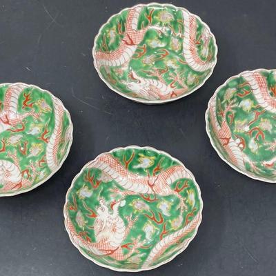 Four Early 20th Century Chinese Dish Plates