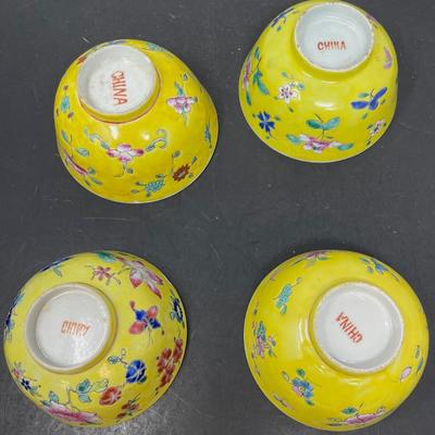 Four Qing Dynasty Republic Dishes/Plates