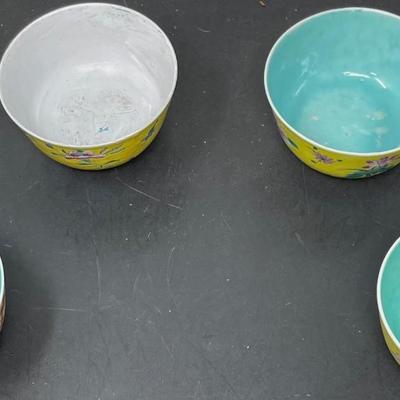 Four Qing Dynasty Republic Dishes/Plates