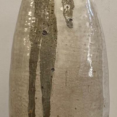 Vintage Fall Pottery Vase Signed Werber