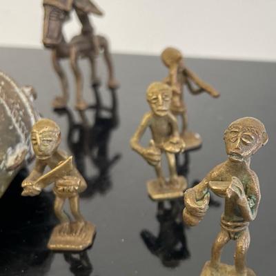 Collection Early 20th Century Small African Figurines/Mask
