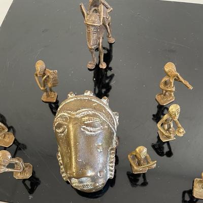 Collection Early 20th Century Small African Figurines/Mask