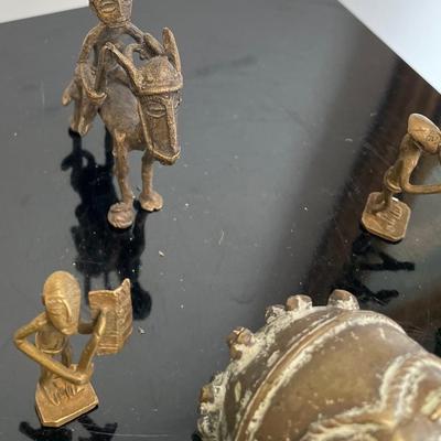 Collection Early 20th Century Small African Figurines/Mask