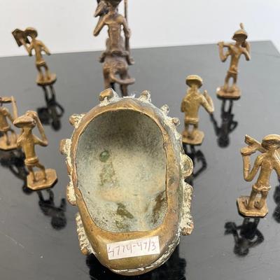 Collection Early 20th Century Small African Figurines/Mask