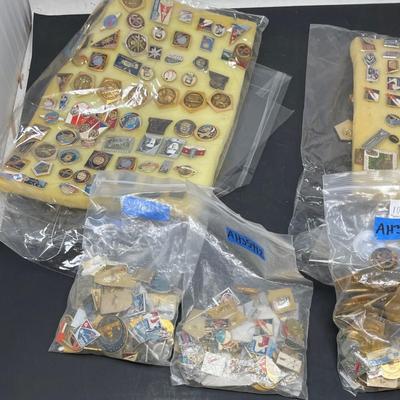 Large Collection of Soviet Union Space Pins (1200)