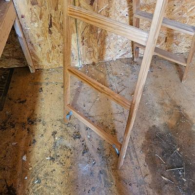 Three Wooden Step Ladders (S-JS)