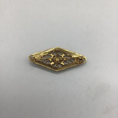 Faux gold pin