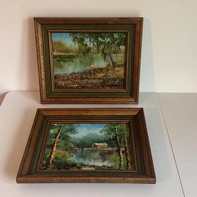 Four Framed Landscape Paintings (UCC-DZ)