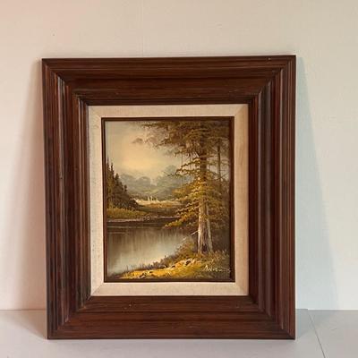 Four Framed Landscape Paintings (UCC-DZ)