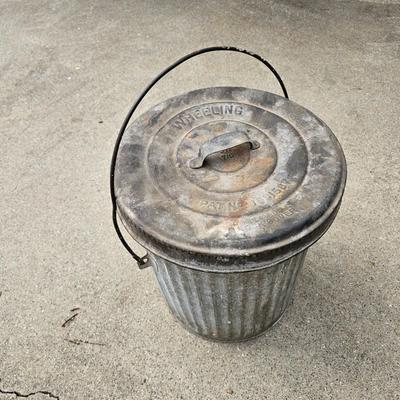Two Metal Trashcans (G1-JS)