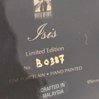 House of Erte Numbered, Limited Edition, Hand Painted Porcelain 'Isis' Art Deco Figurine- No. B0387