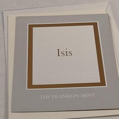 House of Erte Numbered, Limited Edition, Hand Painted Porcelain 'Isis' Art Deco Figurine- No. B0387