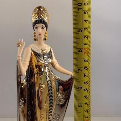 House of Erte Numbered, Limited Edition, Hand Painted Porcelain 'Isis' Art Deco Figurine- No. B0387