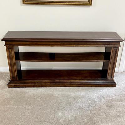 Solid Wood Sofa/Console Table With Shelf