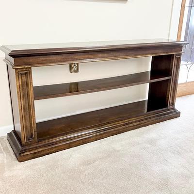 Solid Wood Sofa/Console Table With Shelf
