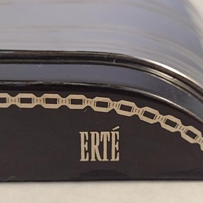 House of Erte Numbered, Limited Edition, Hand Painted Porcelain 'Symphony in Black' Art Deco Figurine- No. M5166