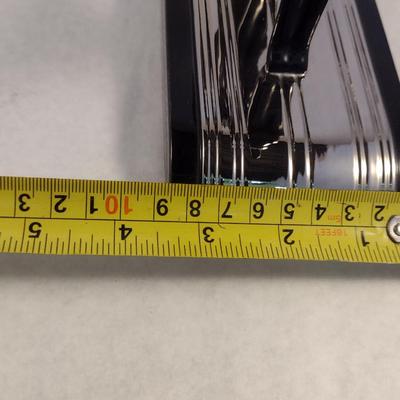 House of Erte Numbered, Limited Edition, Hand Painted Porcelain 'Symphony in Black' Art Deco Figurine- No. M5166