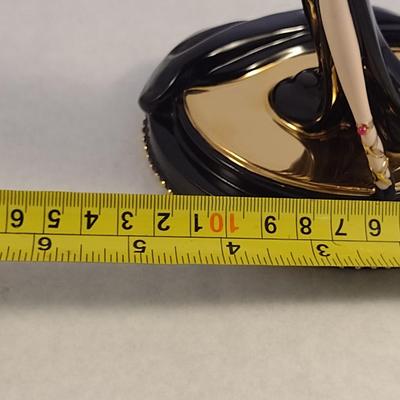 House of Erte Numbered, Limited Edition, Hand Painted Porcelain 'Untamed Beauty' Art Deco Figurine- No. A2899