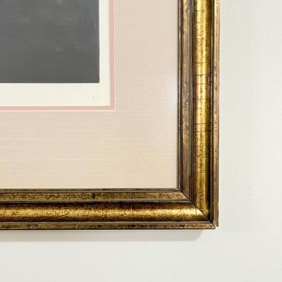 Roses ~ Gold Framed Rose Bouquet Artwork