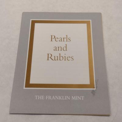 House of Erte Numbered, Limited Edition, Hand Painted Porcelain 'Pearls and Rubies' Art Deco Figurine- No. M7892