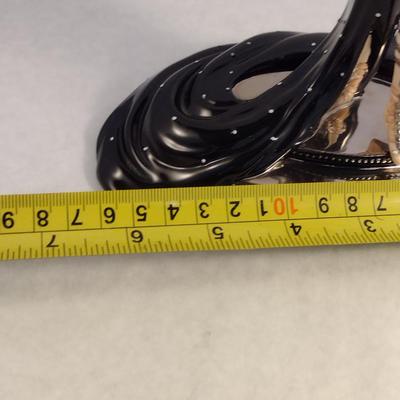 House of Erte Numbered, Limited Edition, Hand Painted Porcelain 'Pearls and Rubies' Art Deco Figurine- No. M7892