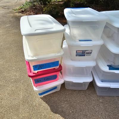 Clear Shoebox Storage Containers & More (G1-JS)