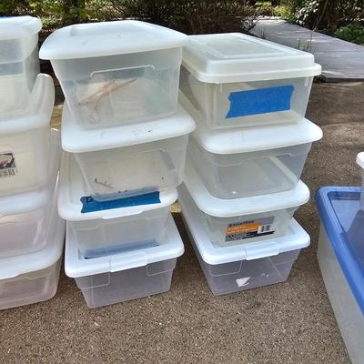 Clear Shoebox Storage Containers & More (G1-JS)