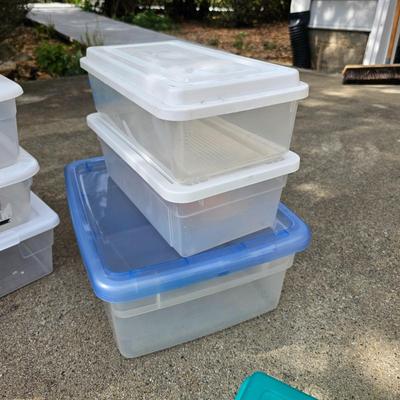 Clear Shoebox Storage Containers & More (G1-JS)