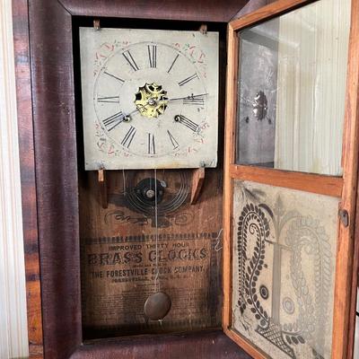Antique Clock- The Forestville Clock Co