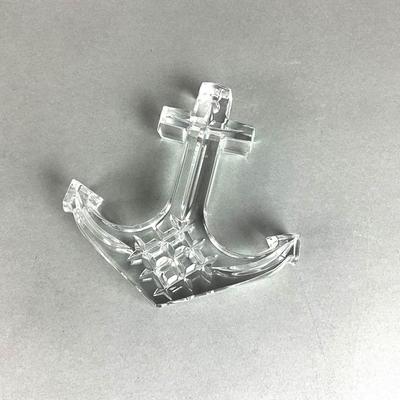 BB239 Waterford Crystal Anchor Paperweight `
