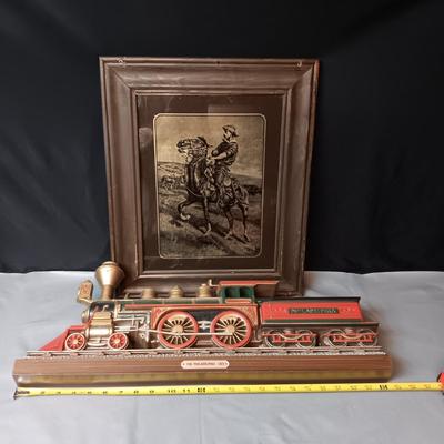 THE PHILADELPHIA 1871 BURWOOD TRAIN AND WESTERN WALL ART