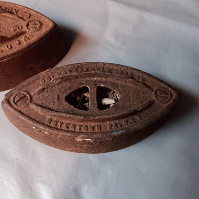 2 ANTIQUE CAST IRONS