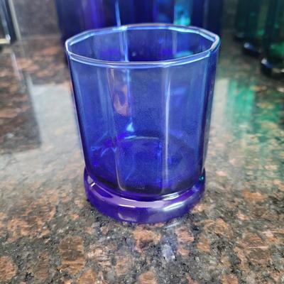 Anchor Hocking Colored Drinking Glasses (K-CE)