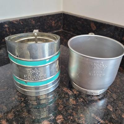 Foley Flour Sifters and Other Vintage Kitchen Utensils (K-CE)