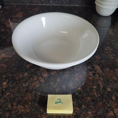 White Corelle Dishes (K-CE)