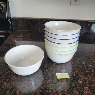 White Corelle Dishes (K-CE)