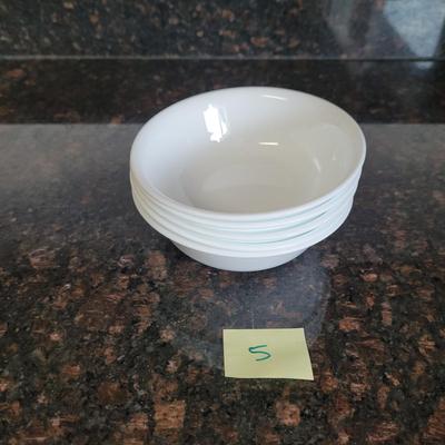 White Corelle Dishes (K-CE)