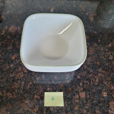 White Corelle Dishes (K-CE)