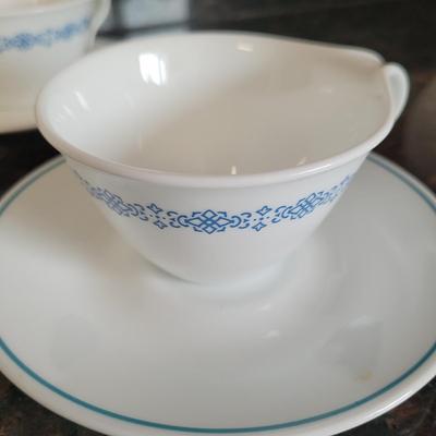 White Corelle Dishes (K-CE)