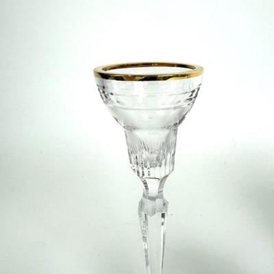 1088 Waterford Crystal Votive, Mustard Jar, Candlestick