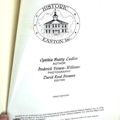1126 Lot of Historic Easton Hardback Books