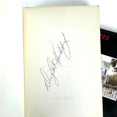 1128 Two Signed Douglas Hanks Jr. Paperback Books Muskrat, Oxford Then and Now