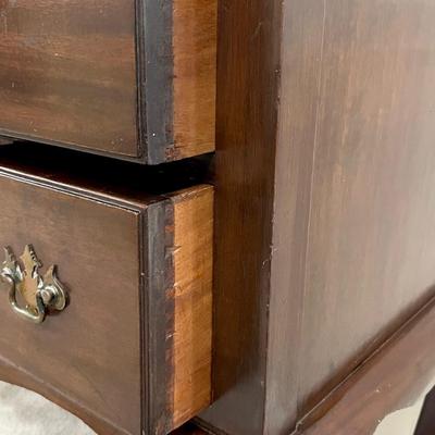 CHARAK FURNITURE ~ Solid Mahogany Cabinet With Ball And Claw Foot